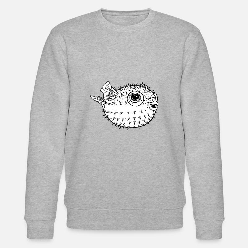 Kugelfisch - Stanley/Stella Unisex Bio-Sweatshirt CHANGER  - Grau meliert