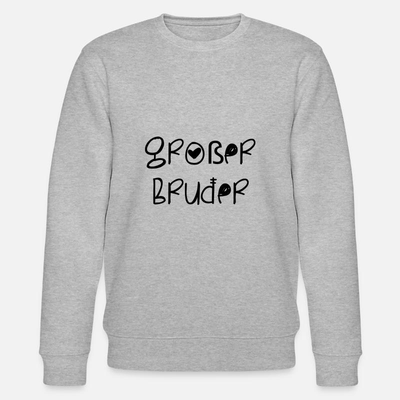 Großer Bruder - Stanley/Stella Unisex Bio-Sweatshirt CHANGER  - Grau meliert