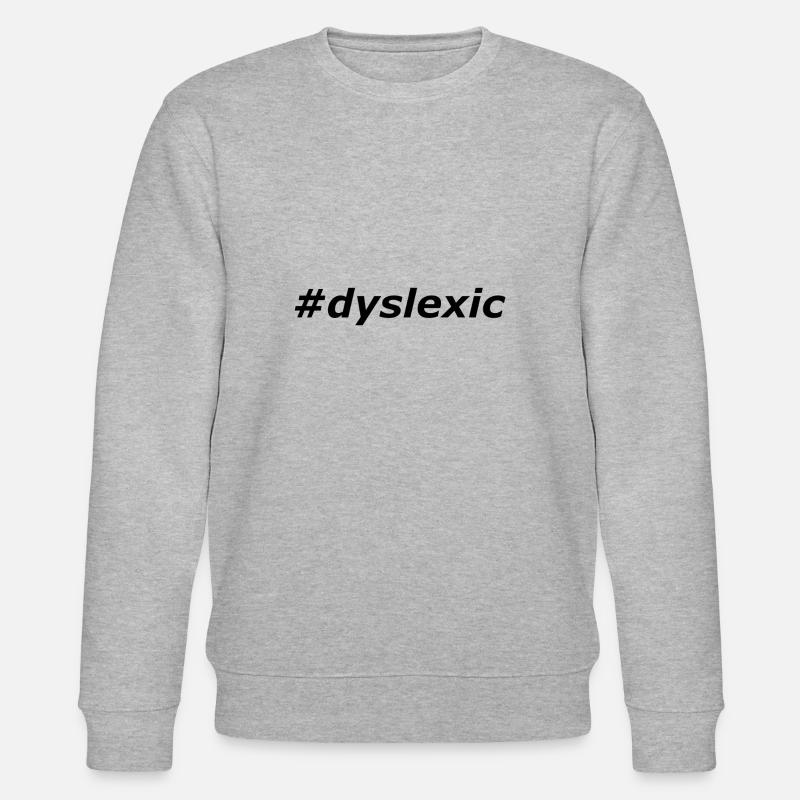 #dyslexic - Stanley/Stella Unisex Bio-Sweatshirt CHANGER  - Grau meliert