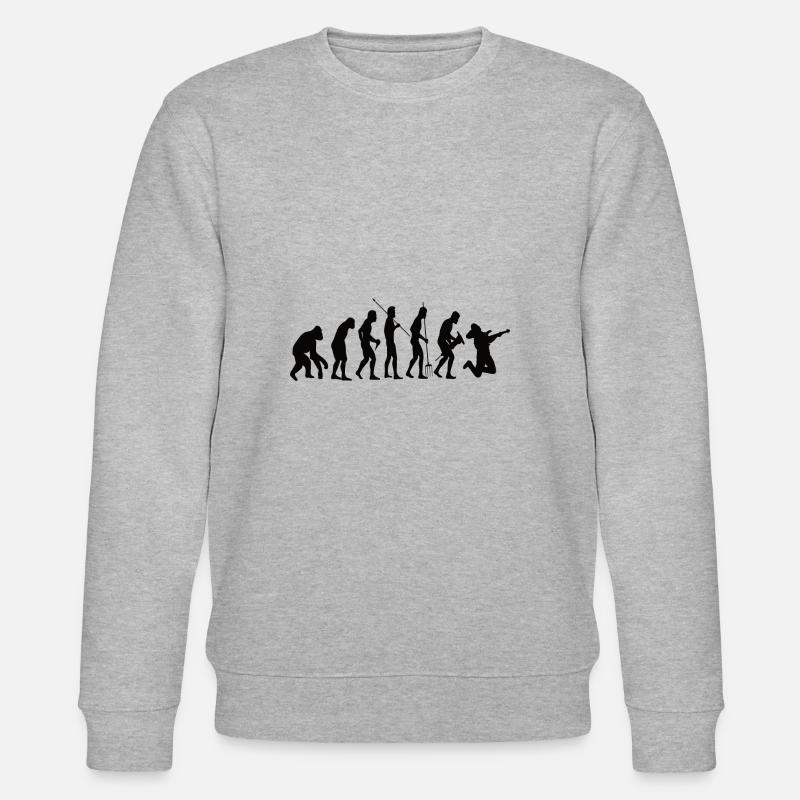 Guitare Evolution musique guitariste guitariste - Sweat bio CHANGER Stanley/Stella Unisexe - gris chiné