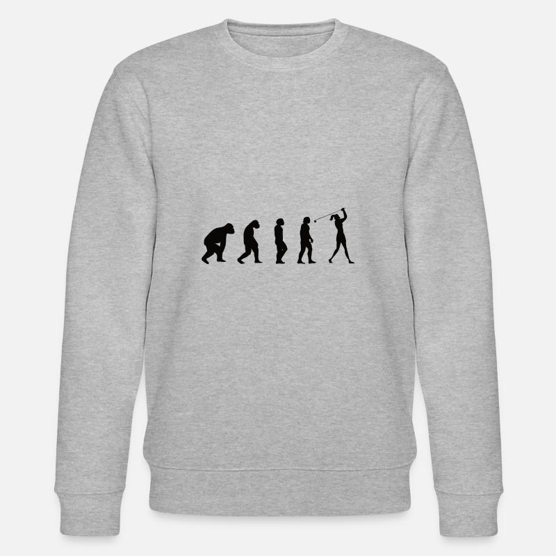 Golf Club De Golf Evolution - Sweat bio CHANGER Stanley/Stella Unisexe - gris chiné
