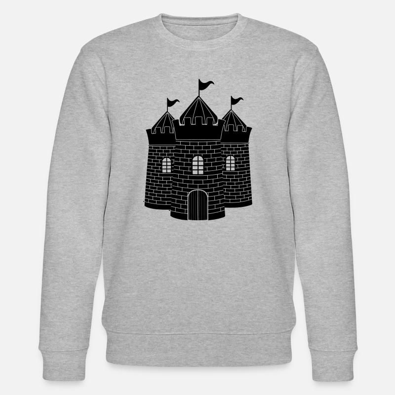 Tours du château - Sweat bio CHANGER Stanley/Stella Unisexe - gris chiné