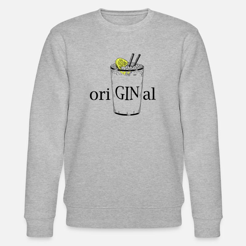 oriGINal (GIN Tonic) - Stanley/Stella Unisex Bio-Sweatshirt CHANGER - Grau meliert