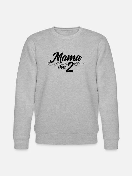 Maman de Deux - Gémeaux - Sweat bio CHANGER Stanley/Stella Unisexe - gris chiné