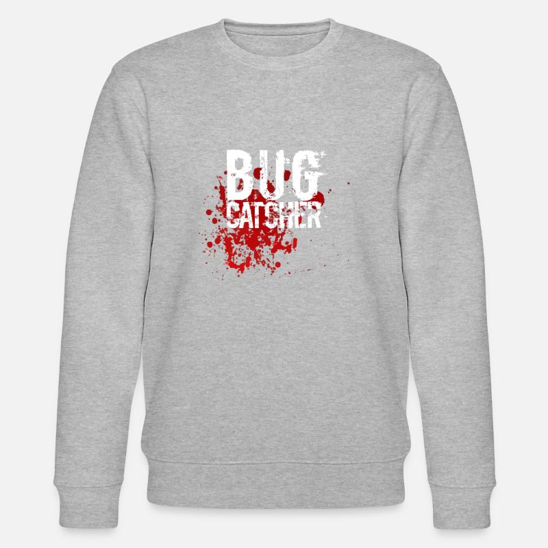 Kammerjäger Schädlingsbekämpfer Geschenk - Stanley/Stella Unisex Bio-Sweatshirt CHANGER  - Grau meliert