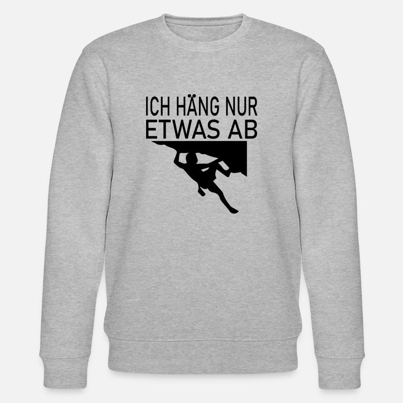 climbing - Stanley/Stella Unisex Bio-Sweatshirt CHANGER  - Grau meliert