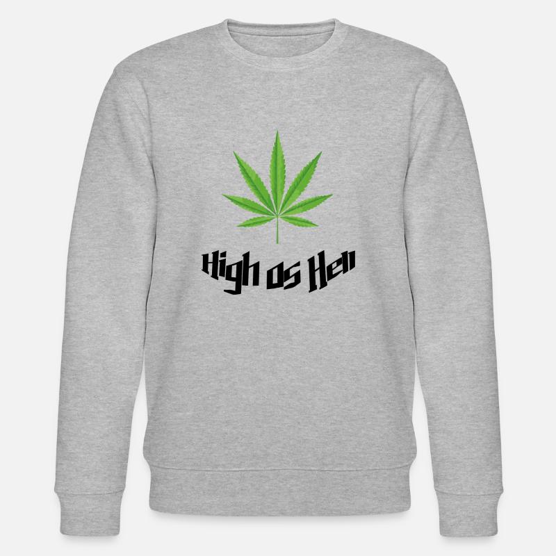High as Hell - Stanley/Stella Unisex Bio-Sweatshirt CHANGER  - Grau meliert