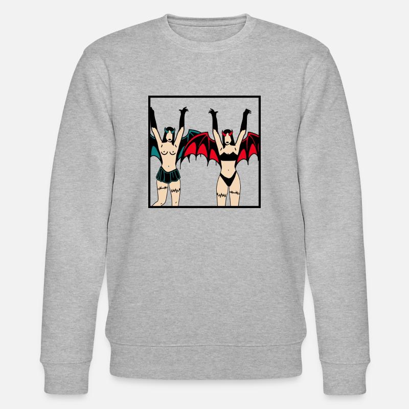 Teufel - Stanley/Stella Unisex Bio-Sweatshirt CHANGER  - Grau meliert