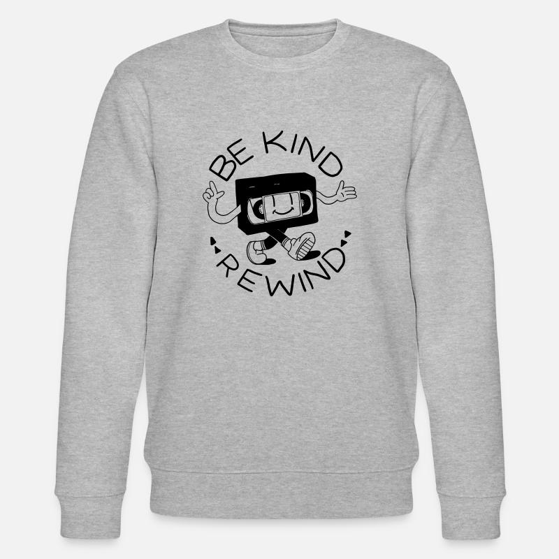 Be Kind Rewind - Sweat bio CHANGER Stanley/Stella Unisexe - gris chiné