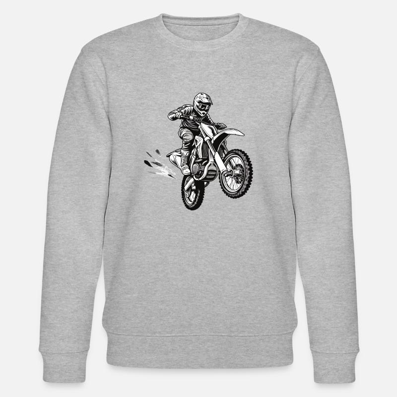 Motorrad - Stanley/Stella Unisex Bio-Sweatshirt CHANGER  - Grau meliert