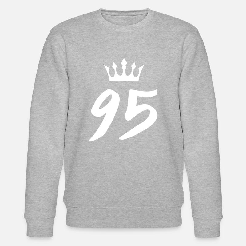 95 Couronne numérique - Sweat bio CHANGER Stanley/Stella Unisexe - gris chiné