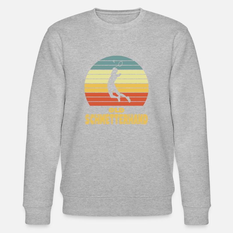 Old Schmetterhand Badminton - Stanley/Stella Unisex Bio-Sweatshirt CHANGER  - Grau meliert