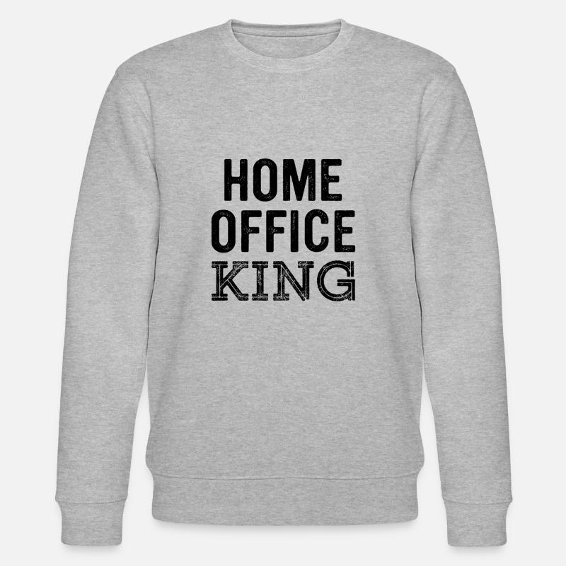 Home Office King - Stanley/Stella Unisex Bio-Sweatshirt CHANGER  - Grau meliert