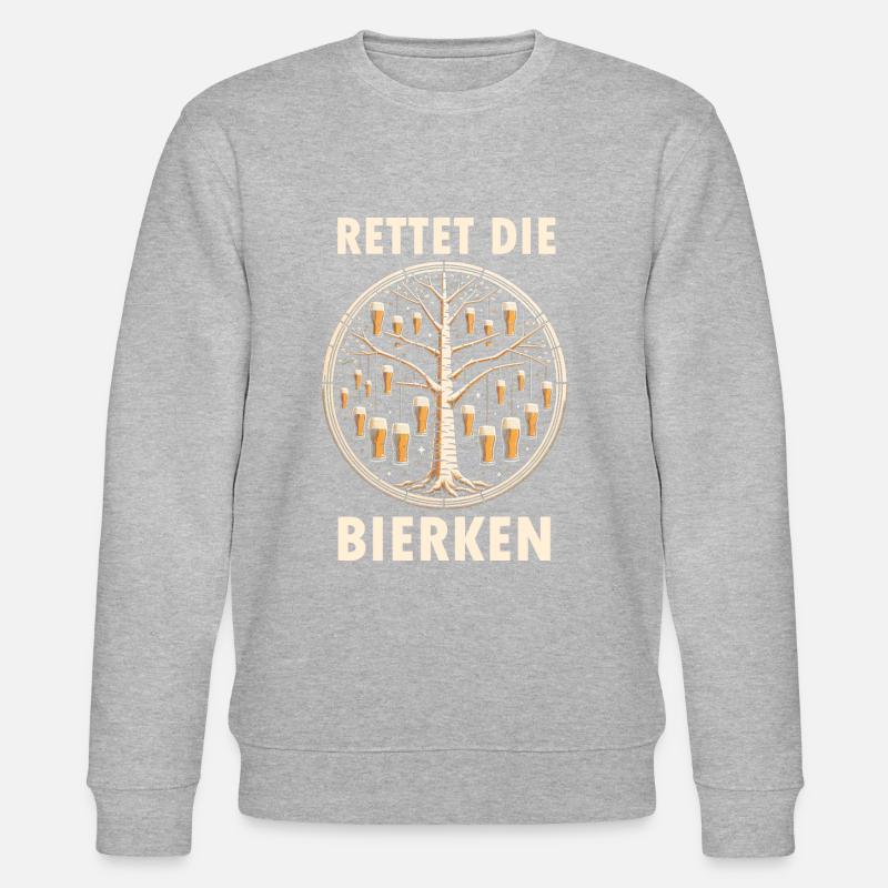 Dicton de bière Bierken - Sweat bio CHANGER Stanley/Stella Unisexe - gris chiné
