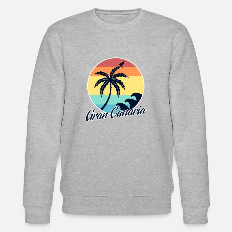 Gran Canaria - Stanley/Stella Unisex Bio-Sweatshirt CHANGER  - Grau meliert