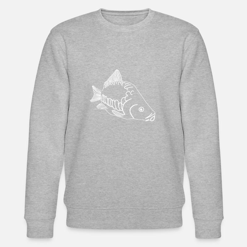 Karpfen - Stanley/Stella Unisex Bio-Sweatshirt CHANGER  - Grau meliert