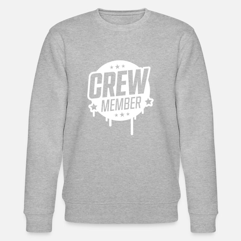 crew member - Stanley/Stella Unisex Bio-Sweatshirt CHANGER - Grau meliert