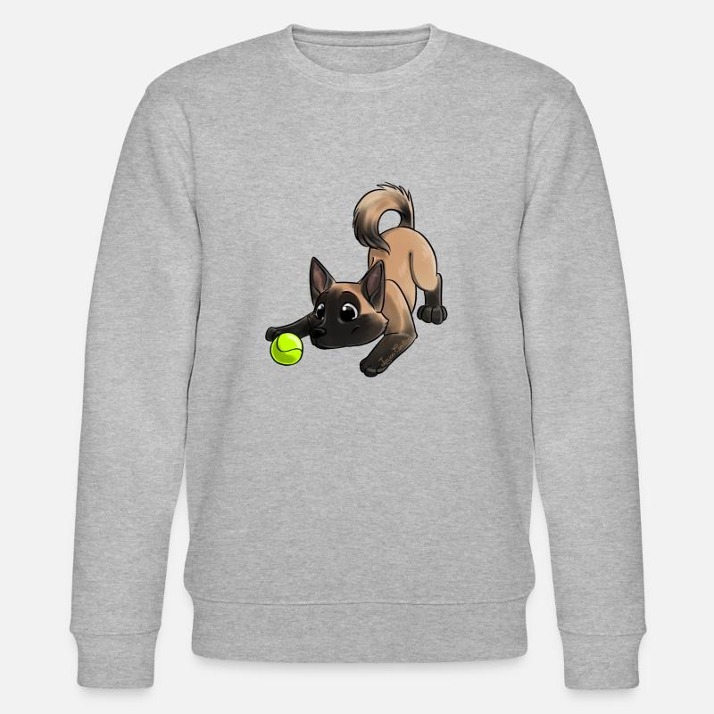Le plus mignon Malinois - Sweat bio CHANGER Stanley/Stella Unisexe - gris chiné