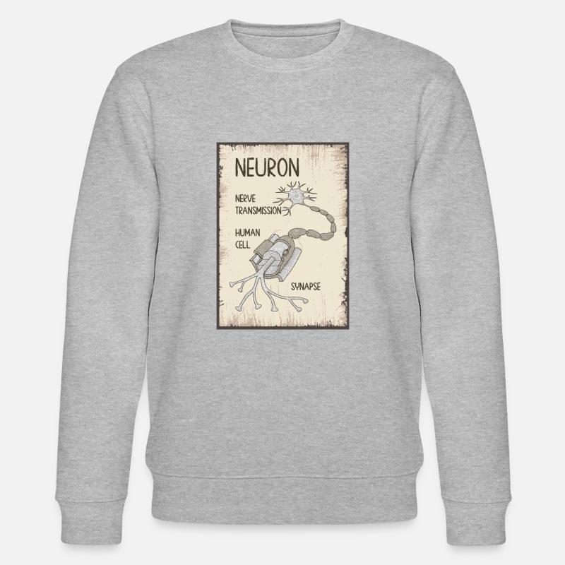 Neuronen - Stanley/Stella Unisex Bio-Sweatshirt CHANGER - Grau meliert