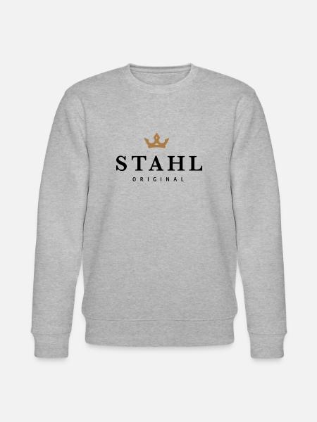 Stahl - Stanley/Stella Unisex Bio-Sweatshirt CHANGER  - Grau meliert