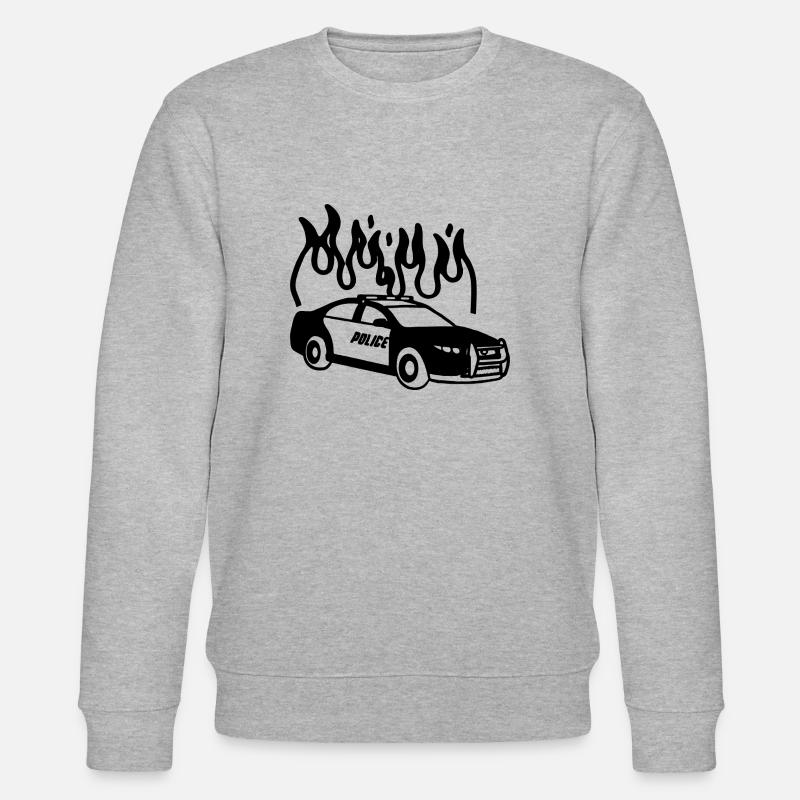 Die Polizei - Stanley/Stella Unisex Bio-Sweatshirt CHANGER  - Grau meliert