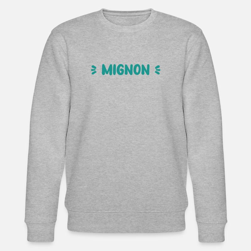Niedlich - Stanley/Stella Unisex Bio-Sweatshirt CHANGER  - Grau meliert