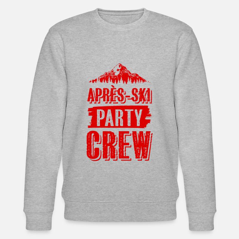 Apres Ski Crew - Stanley/Stella Unisex Bio-Sweatshirt CHANGER  - Grau meliert