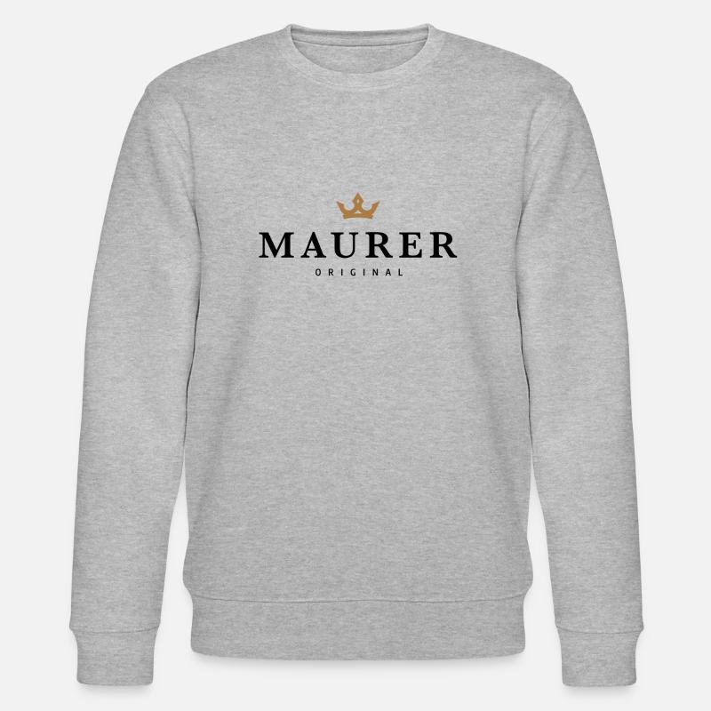 Maçon - Sweat bio CHANGER Stanley/Stella Unisexe - gris chiné
