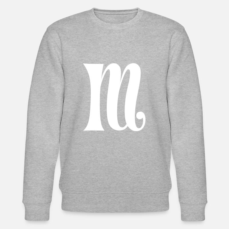 Magisches M - Stanley/Stella Unisex Bio-Sweatshirt CHANGER  - Grau meliert