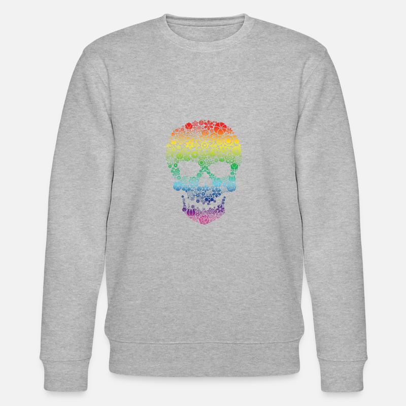 Skull colors - Sweat bio CHANGER Stanley/Stella Unisexe - gris chiné