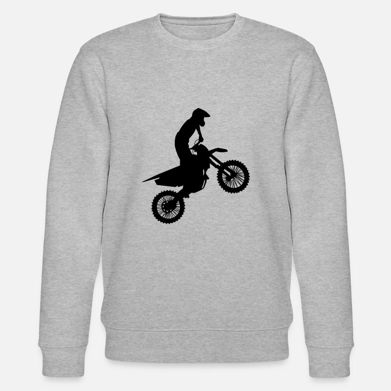 motocross - Stanley/Stella Unisex Bio-Sweatshirt CHANGER  - Grau meliert
