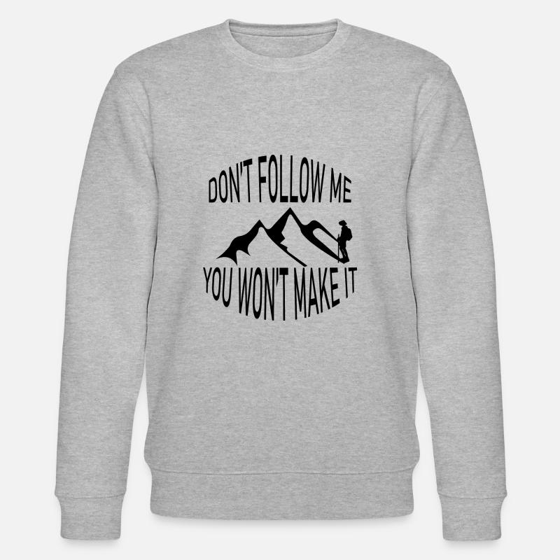 climbing - Stanley/Stella Unisex Bio-Sweatshirt CHANGER  - Grau meliert