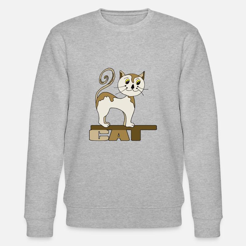 Chat - Sweat bio CHANGER Stanley/Stella Unisexe - gris chiné
