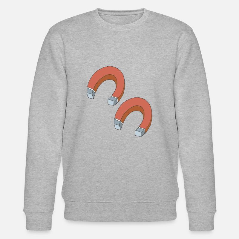 magnet doppelt - Stanley/Stella Unisex Bio-Sweatshirt CHANGER  - Grau meliert