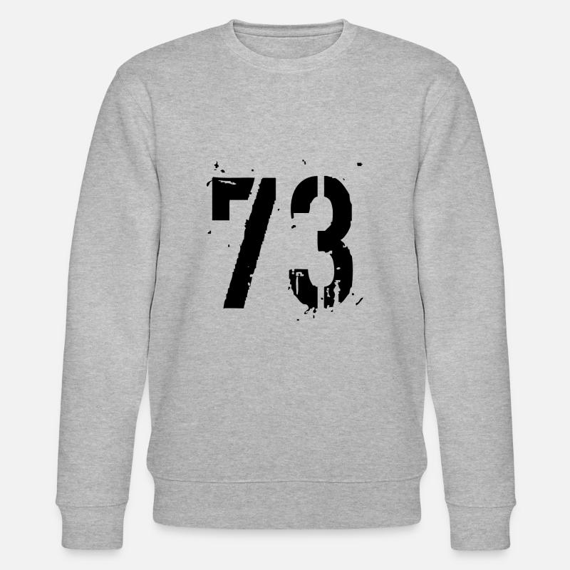Nummer 73 - Stanley/Stella Unisex Bio-Sweatshirt CHANGER  - Grau meliert