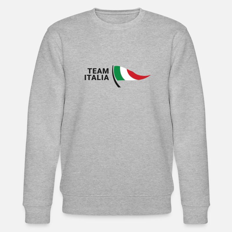 Team Italia - Stanley/Stella Unisex Bio-Sweatshirt CHANGER  - Grau meliert