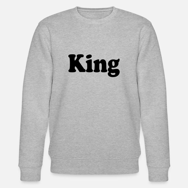 King - Stanley/Stella Unisex Bio-Sweatshirt CHANGER  - Grau meliert