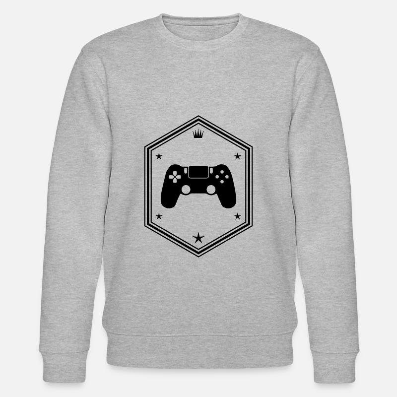 controller gamer - Sweat bio CHANGER Stanley/Stella Unisexe - gris chiné