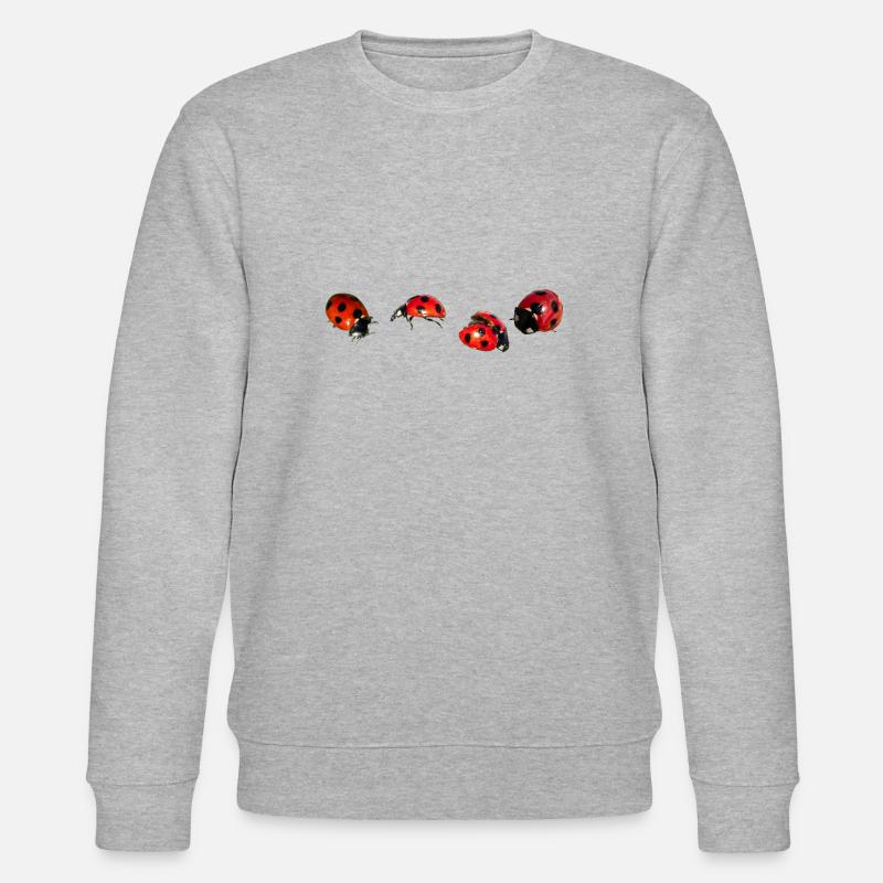 4 Coccinelle Persants - Sweat bio CHANGER Stanley/Stella Unisexe - gris chiné