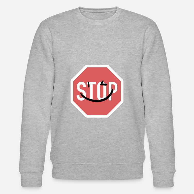 Gestaltung einer Ampel - Stanley/Stella Unisex Bio-Sweatshirt CHANGER  - Grau meliert