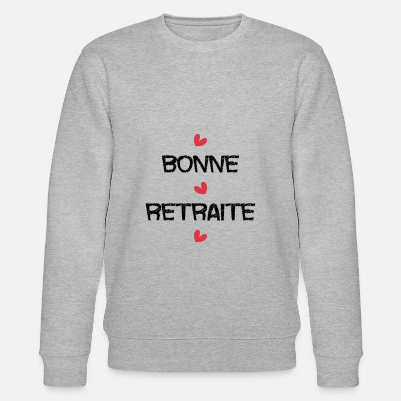 RETRAITE. RETRAITE. RETRAITEE. RETRAITE - Sweat bio CHANGER Stanley/Stella Unisexe - gris chiné