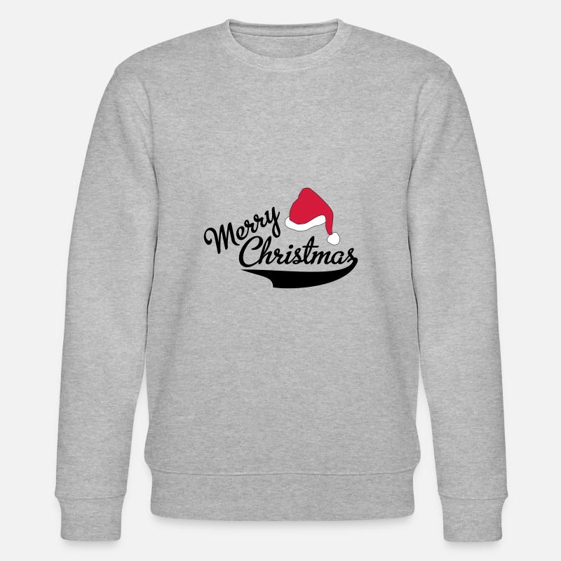 weihnachten - Stanley/Stella Unisex Bio-Sweatshirt CHANGER  - Grau meliert