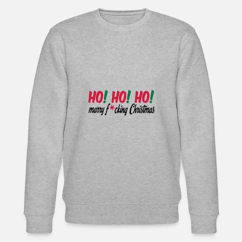 weihnachten - Stanley/Stella Unisex Bio-Sweatshirt CHANGER  - Grau meliert