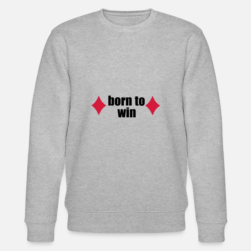 poker - Stanley/Stella Unisex Bio-Sweatshirt CHANGER  - Grau meliert