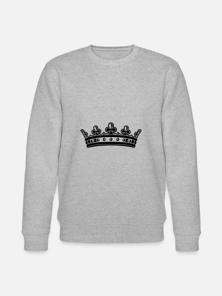 Crown Symbol - Stanley/Stella CHANGER Unisex Organic Sweatshirt - heather grey