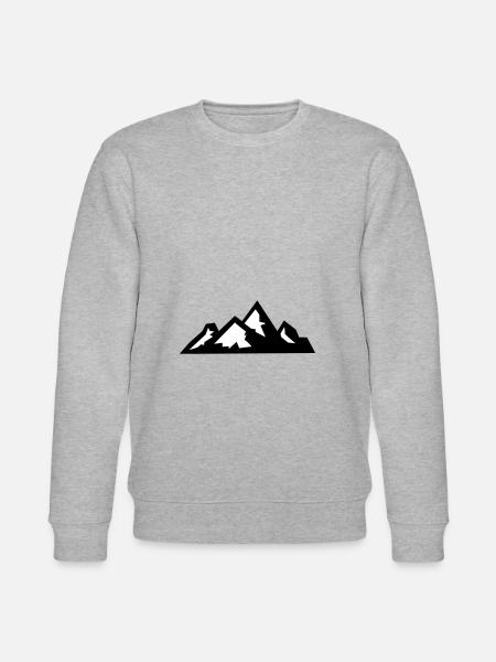 Mountains Mountain Mountains 08 - Stanley/Stella CHANGER Unisex Organic Sweatshirt - heather grey