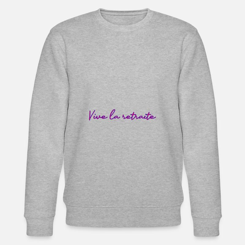 RETRAITE. RETRAITE. RETRAITEE. RETRAITE - Sweat bio CHANGER Stanley/Stella Unisexe - gris chiné