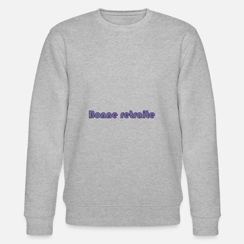 RETRAITE. RETRAITE. RETRAITEE. RETRAITE - Sweat bio CHANGER Stanley/Stella Unisexe - gris chiné