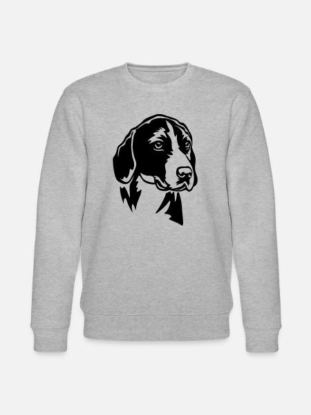 Hamiltonstövare head - Stanley/Stella CHANGER Unisex Organic Sweatshirt - heather grey