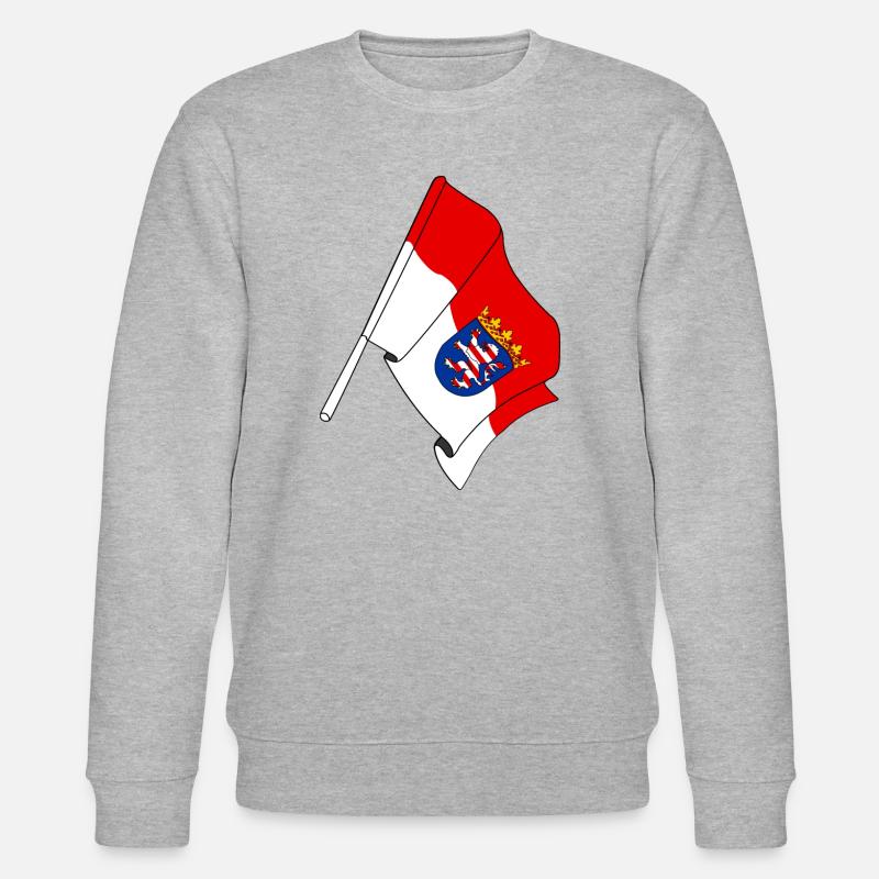 Drapeau de la Hesse - Sweat bio CHANGER Stanley/Stella Unisexe - gris chiné
